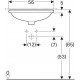Раковина встраиваемая Geberit VariForm 56x46 500.752.01.2