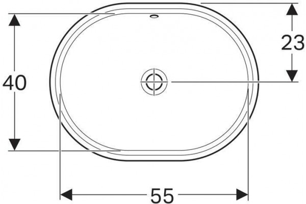 Раковина Geberit VariForm 61x46 500.756.01.2