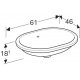 Раковина Geberit VariForm 61x46 500.756.01.2