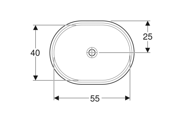 Раковина Geberit VariForm 61x46 500.758.01.2
