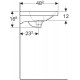 Раковина Geberit Acanto 75x48 500.622.01.2
