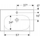 Раковина Geberit Acanto 75x48 500.622.01.2