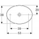Раковина накладная Geberit VariForm 55x40 500.771.01.2