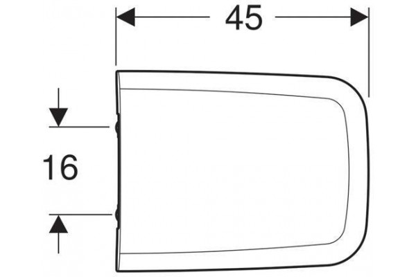 Сиденье для унитаза Geberit iCon Square 500.837.01.1