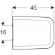 Сиденье для унитаза Geberit iCon Square 500.837.01.1