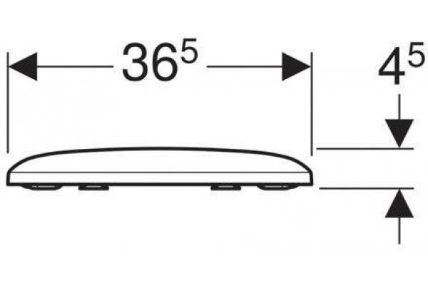 Сиденье для унитаза Geberit iCon Square 500.837.01.1