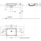 Раковина 60x40 Geberit myDay 245460600