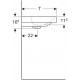 Раковина Geberit Smyle Square 90x48 500.251.01.1