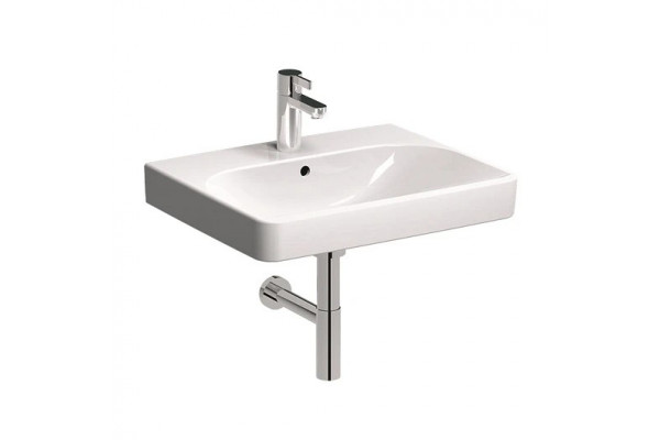 500.292.01.1 Selnova Comfort Раковина 65см, для лиц с ограниченными физическими возможностями, с 1 отв. под смеситель и перелив