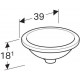Раковина Geberit VariForm 39 500.746.01.2