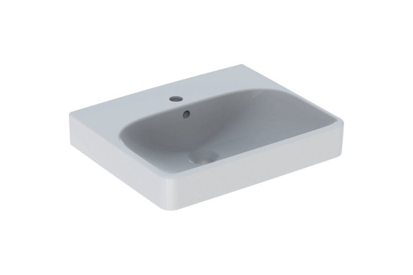 500.256.01.1 Geberit Smyle Раковина 50х41 см, с отв. под смеситель, с отв. перелива