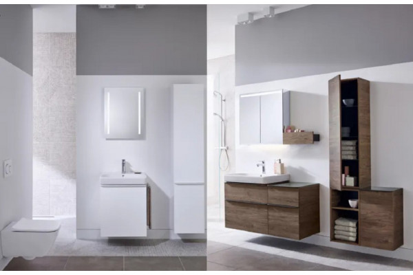 500.256.01.1 Geberit Smyle Раковина 50х41 см, с отв. под смеситель, с отв. перелива