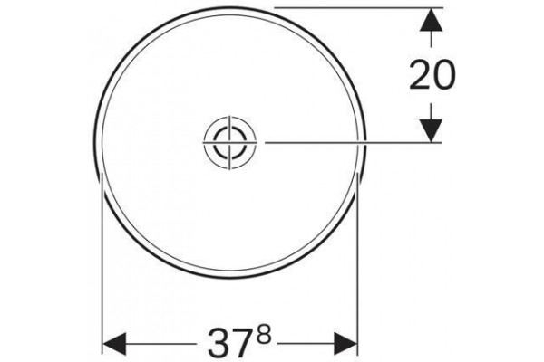Раковина Geberit VariForm 40 500.702.01.2