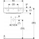 Раковина накладная Geberit Renova Nr. 1 Plan 55x44 225155