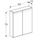 Зеркальный шкаф Geberit Option 60x70 500.582.00.1
