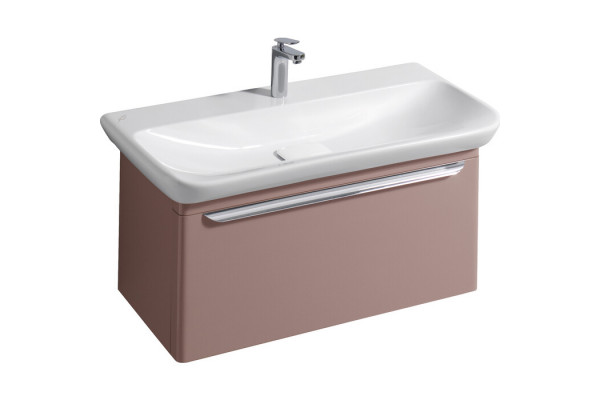 Шкаф под раковину Geberit myDay 88x41 (какао с молоком, глянец) 824101