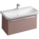 Шкаф под раковину Geberit myDay 88x41 (какао с молоком, глянец) 824101