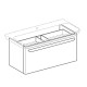 Шкаф под раковину Geberit myDay 88x41 (какао с молоком, глянец) 824101