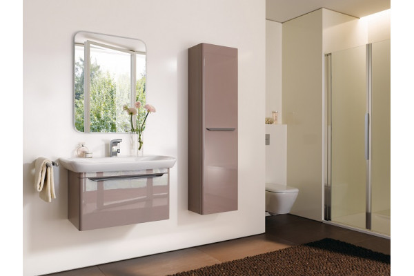 Шкаф под раковину Geberit myDay 88x41 (какао с молоком, глянец) 824101