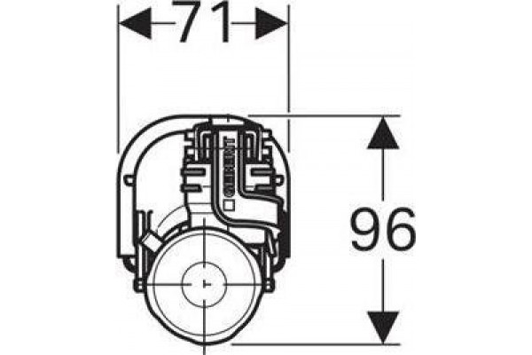 Впускной клапан Geberit ImpulsBasic360 3/8