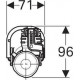 Впускной клапан Geberit ImpulsBasic360 3/8