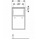 Шкаф Geberit Smyle Square 500.358.JR.1 пекан