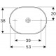 Раковина накладная Geberit VariForm 55x40 500.774.01.2