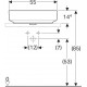 Раковина накладная Geberit VariForm 55x40 500.774.01.2