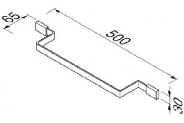 Полотенцедержатель Geesa Aim 918407-02-50