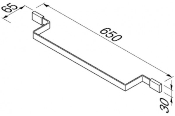 Полотенцедержатель Geesa Aim 918407-02-65