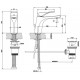Смеситель для раковины Gessi Via Solferino 49001-031