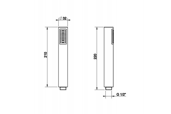 Ручной душ Gessi Inciso 14372-031