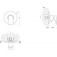 Смеситель для ванны Gessi Via Solferino 49081-031