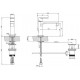 Смеситель для раковины Gessi Via Manzoni 38601-031