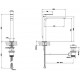 Смеситель для раковины Gessi Via Manzoni 38603-031