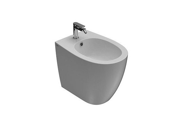 Globo MD011BI 4ALL Биде напольное приставное 4ALL 54 см, крепеж в комплекте, цвет белый