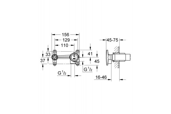 Скрытая часть Grohe 32635000