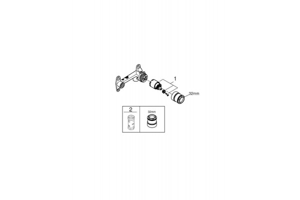 Скрытая часть Grohe 32635000