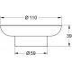 Мыльница стекло Grohe Essentials 40368001