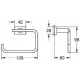 Держатель туалетной бумаги Grohe Essentials Cube 40507001