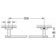 Держатель для банного полотенца 60 см Grohe Essentials Cube 40509001 хром