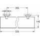 Полочка стеклянная 600 мм Grohe Essentials 40799001