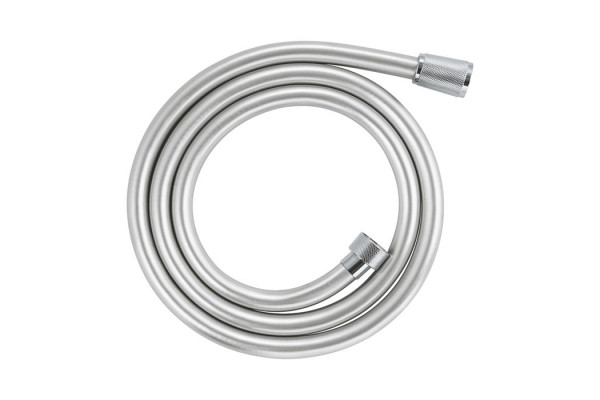 27505001 VitalioFlex Silver Душевой шланг 1500 мм, TwistStop, AntiFold защита от залома, max давление до 5 бар, хром