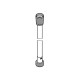 27506001 VitalioFlex Silver Душевой шланг 1750 мм, TwistStop, AntiFold защита от залома, max давление до 5 бар, хром