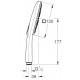 Душевая лейка Grohe Rainshower SmartActive 26582000 хром