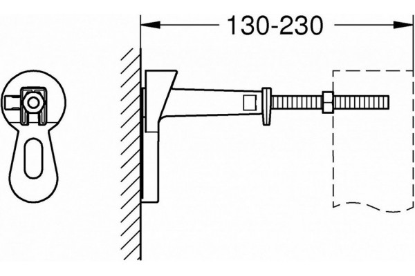 Комплект крепления для инсталляций Grohe Rapid SL 3855800M