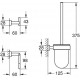 Набор аксессуаров 3 предмета: Ершик, держатель бумаги, крючок Grohe Essentials Cube 40757001 хром