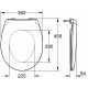 Крышка-сиденье Grohe Bau Ceramic 39493000 быстросъемное (SoftClose)