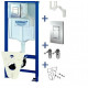 Инсталляция для унитаза Grohe Rapid SL 38827000 в комплекте с клавишей