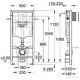 Инсталляция для унитаза Grohe Rapid SL 38827000 в комплекте с клавишей
